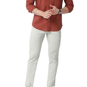 High Quality Quick Dry Solid Color Vintage Fashion Stylish Men Chino Pants Office <b>Working</b> Streetwear Durable Wash Men Chino Pant - Product Image 6