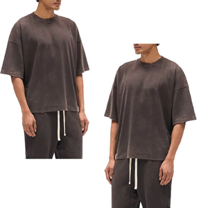 T-shirt basique pour homme en coton doux et respirant, col rond, manches courtes, coupe décontractée, style simple et moderne pour le quotidien - Product Image 5