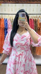 Vestido Floral Delight para el Día a Día, Vestido con Volantes y Estampado Floral para Mujer, Vestido Cómodo para Uso Diario, Vestido para Vacaciones - Product Image 3