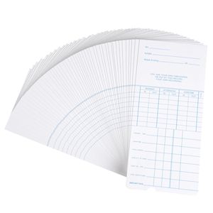 50 cartes de pointage hebdomadaire pour machine de pointage des présences - Product Image 1