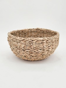 Seagrass Nesting Bowl Set Handwoven Straw Storage Basket Round <b>Kitchen</b> <b>Pantry</b> Organizer Home Decor - Product Image 1