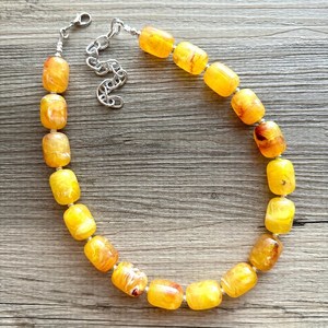 Collier multicolores à plusieurs couches pour femmes, en forme de boule, en résine, bijoux de fête - Product Image 6