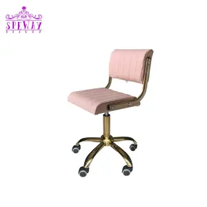 Factory Directly sell PU Leather Adjustable Saddle Stool Rolling Chairs with Wheels for Medical Massage Salon Spa chair