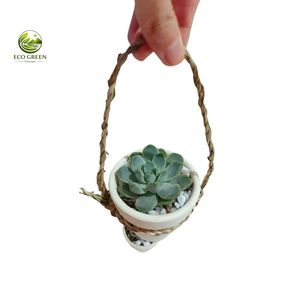 Portavasos Ecológico de Seagrass Estilo Bohemio, Portátil, Hecho a Mano, Natural, para Regalos Empresariales, Ecológico y Verde - Product Image 1