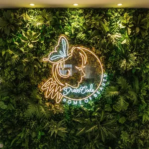 ป้ายไฟนีออนชื่อธุรกิจแบบกำหนดเองสำหรับงานแต่งงาน งานเลี้ยงต้อนรับ ร้านเสริมสวย ป้ายไฟนีออน LED ตกแต่งผนังสำนักงาน ป้ายไฟส่องสว่าง - Product Image 2