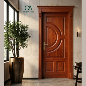 Puerta Decorativa de Madera Sólida de Lujo para Interiores, Diseño Exclusivo, Directo de Fábrica para Proyectos Premium GA-35S - Product Image 1