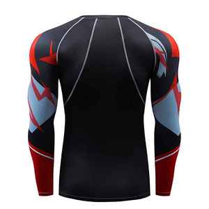 High Quality Men's Long Sleeve Spandex <b>Compression</b> <b>Shirts</b> for MMA Training Workout Fitness wear Breathable Men <b>Compression</b> <b>Shirt</b> - Product Image 3