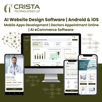 Conception de sites Web IA, logiciels Web, développement d'applications mobiles Android et iOS pour les réservations d'appointments médicaux en ligne, logiciels e-commerce IA, ERP, CRM
