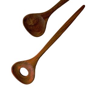 Serveurs à salade en bois d'acacia, écologiques, compatibles lave-vaisselle et micro-ondes, spatules avec logo personnalisé - Product Image 1