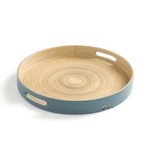 Juego de Bandejas de Bambú Lacado Hechas a Mano, Ecológicas y Sostenibles para Catering y Decoración del Hogar, Venta al Por Mayor - Product Image 1
