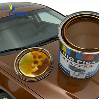 Peinture automobile transparente YaCai à base de revêtement liquide acrylique, résistante aux intempéries, jaune fer, application par pulvérisation, modèle 1153, à prix réduit