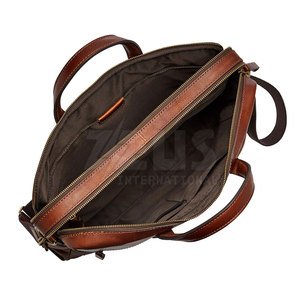 Vente directe d'usine, sac pour ordinateur portable en cuir pliable, nouveau style, qualité supérieure, sacs pour ordinateur portable en cuir légers - Product Image 5