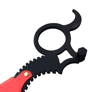 Professional Folding Shaving <b>Razor</b> Stainless Steel <b>Blade</b> <b>Single</b> <b>Blade</b> Antiskid ABS Handle Reusable Grooming Tool Salon Supply - Product Image 3
