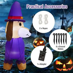 5 Foot Long <b>Inflatable</b> Outdoor Halloween Decoration for the Holiday Yard Decorations - Product Image 6