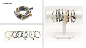 Fashion Trendy Multi Layer Beaded Bracelet <b>Set</b> Handmade Unisex for Party Casual Wedding Wear and Gift - Product Image 4