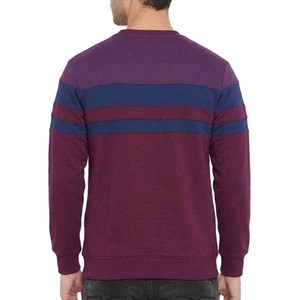 Wholesale Men's Custom <b>Designs</b> Crew Neck Pullover Sweatshirt Regular Fit Knitted Casual Autumn Breathable Men Sweatshirts - Product Image 2