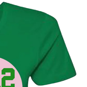 3.AKA The Twelve Club 12 Camiseta verde de algodón premium con cuello redondo, manga corta, suave, transpirable, informal, para mujer - Product Image 6