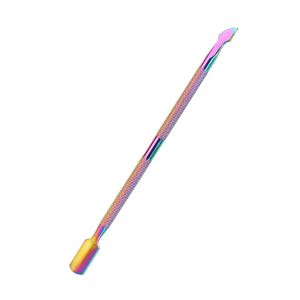 Pousse-cuticules personnalisé très demandé, en acier inoxydable, pour le retrait du vernis à ongles, outils de nettoyage des ongles, pousse-cuticules à pointe acérée - Product Image 1