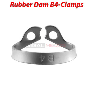 Professional Manual Dental Rubber Dam Clamp B4 Single Hygienic Brinker Universal Tissue Gingival Lower Molars German Stainless - Product Image 6