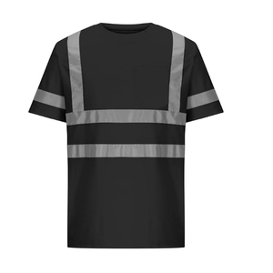 OEM Factory Supply Custom Lightweight <b>Men</b> Safety <b>T</b>-<b>shirts</b> Stylish Reflective Regular Fit Breathable Custom Logo <b>Shirts</b> <b>for</b> <b>Men</b> - Product Image 6