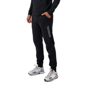 Conjunto Deportivo para Hombre con Capucha, Sudadera con Cierre Completo y Pantalones, Color Sólido, Estilo Casual para Otoño, Corte Regular, Bolsillos Laterales - Product Image 4