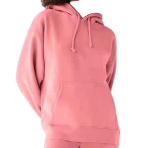 Sudadera de gran tamaño suave de algodón informal de alta calidad para mujer, gran oferta, Sudaderas con cuello con capucha de manga larga, ajuste holgado frontal - Product Image 4