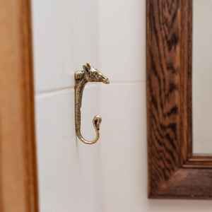 Natural Art inspired Brass Metal Wall <b>Hooks</b> Exquisite Craftsmanship EcoFriendly Multifunction Design Gold Finish for Luxury Home - Product Image 5