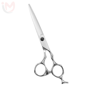 Ciseaux de coiffure professionnels haut de gamme pour barbier, personnalisables avec logo, en acier inoxydable, à lame droite - Product Image 1