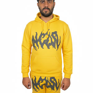 ชุดวอร์มเทคฟลีซ 2 ชิ้น สำหรับผู้ชาย แบบสั่งทำพิเศษ สำหรับฤดูใบไม้ร่วงและฤดูหนาว ชุดวอร์มผู้ชายแบบใหม่ แห้งเร็ว ระบายอากาศได้ดี - Product Image 5