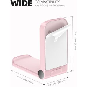 Supporto Adesivo per Cuffie con Clip da Scrivania, Gancio Porta Auricolari, Accessorio per Montaggio - Product Image 3