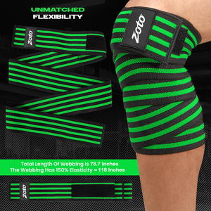 LS0331 Rodilleras Transpirables Unisex para Levantamiento de Pesas y Powerlifting - Soporte de Compresión para Rodilla - Product Image 4
