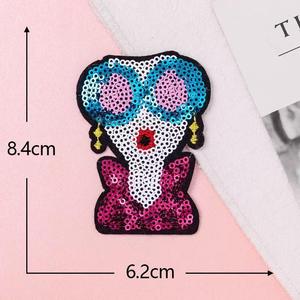 Factory Wholesale Woven Embroidery Patch Custom Logo Iron On Sew On Badge for Clothing Accessories Hats Jackets and Uniform - Product Image 3
