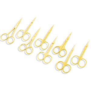 Acier pur 3.5mm épaisseur sourcil beauté incurvé cuticule manucure ciseaux à ongles manucure et soin des cuticules - Product Image 3