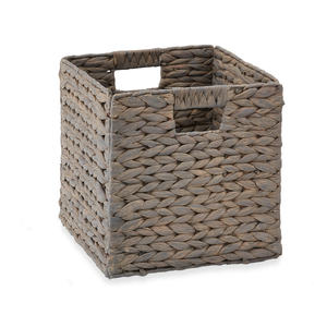 Panier de rangement en jacinthe d'eau pour étagères et tiroirs, paniers les moins chers pour l'organisation de la maison - Product Image 5