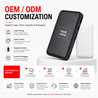 Batterie externe portable de haute qualité 5000 mAh pour téléphone, mini station de charge rapide 5000 mAh pour ordinateur portable