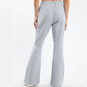 Pantalones acampanados premium para mujer, diseño de cintura alta con tela elástica, ideales para ropa de moda, estilo casual y comodidad diaria. - Product Image 5