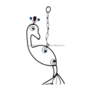 กระดิ่งโลหะแขวนผนังรูปนกยูงกระดิ่งลมสำหรับชานบ้านมีหลายดีไซน์ให้เลือก - Product Image 2