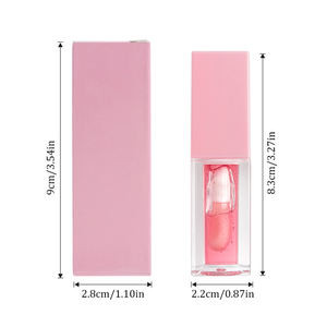 Gloss à lèvres non collant à haute brillance de marque privée - Hydratant, lustré, clair, huile volumisante pour les lèvres - Product Image 6