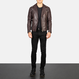 Jacket for man Leather Jackets Men Autumn Popular Style Men Leather Jacket Wholesale Fashion <b>Cool</b> Zipper Pu Leather Low Price - Product Image 2