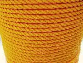 <span class=keywords><strong>Cordage</strong></span> en polypropylène jaune à diamètre personnalisé, corde torsadée en polypropylène à 3 brins, corde torsadée en polypropylène pour la marine - Product Image 3