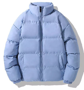 Chaqueta Acolchada de Invierno con Cuello Alto, Cierre de Cremallera, Impermeable, Transpirable, Moderna, Cálida y Suave - Product Image 2