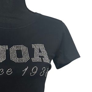 Depuis 1938, Bling Tee, t-shirt en coton doux à col rond et manches courtes, vêtements décontractés à porter tous les jours pour femmes - Product Image 5