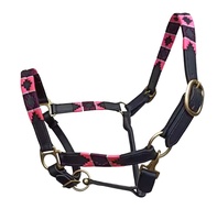 Licou de polo en cuir d'Argentine solide et réglable en cuir et nylon licou de cheval durable et saisonnier conceptions personnalisées