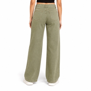 Jeans en denim pour femmes, élégants, confortables, durables, modernes, décontractés, en tissu denim extensible en coton - Product Image 2