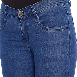 Jean pour femme, coupe classique, taille mi-haute, 100% coton, confortable, respirant, décontracté, nouveau design tendance, prix raisonnable - Product Image 6