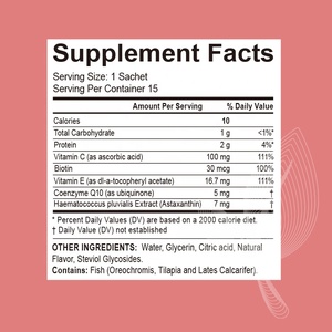 OEM/ODM加水分解液体コラーゲンタイプ1および3ペプチドビオチン + ビタミンC + ビタミンB複合体女性 & 男性用 - Product Image 6