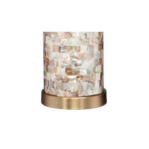 Ensemble de brûleur à encens en nacre polie, style anis étoilé, avec boîte en acrylique Madkhan, design en bois inspiré de la nature - Product Image 2