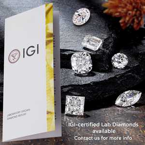 Diamant de laboratoire en forme de poire, blanc brillant, avec une coupe excellente et une certification IGI - Product Image 4