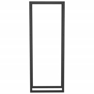 ชั้นวางฟืนเหล็กสีดำด้าน19.7 "X 11" x 52 "สำหรับชุดเตาผิงและอุปกรณ์เสริม - Product Image 3