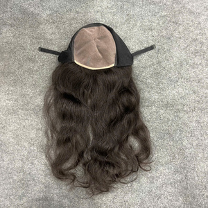 2025 Hot Sale Raw Wavy Hair Wig Unprocessed Hair Weaving No Chemical Hair Strands No <b>Tangle</b> No Shedding Human Hair Wig - Product Image 4